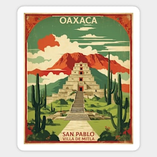 San Pablo Villa de Mitla Oaxaca Mexico Vintage Tourism Travel Magnet